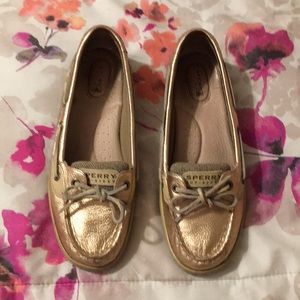 Sperry Topsider Rose Gold Angelfish Boat Shoes